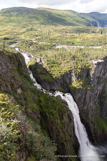 Voringsfossen and the Bjoreio River.