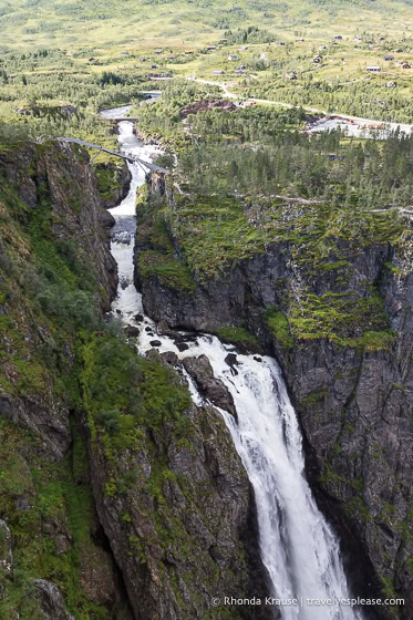 Voringsfossen and the Bjoreio River.