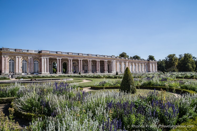 The Grand Trianon and its gardens.